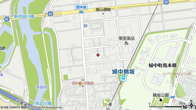 〒939-2701 富山県富山市婦中町西本郷の地図