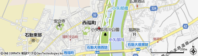 富山県小矢部市西福町8-20周辺の地図