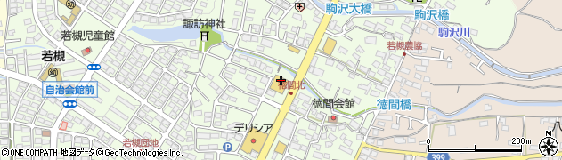 長野県長野市徳間周辺の地図