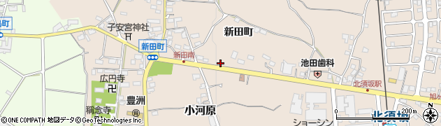 長野県須坂市小河原新田町2525周辺の地図