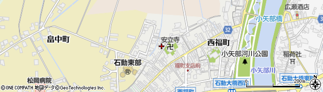 富山県小矢部市西福町11-13周辺の地図