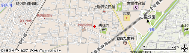長野県長野市上駒沢39周辺の地図