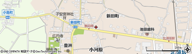 長野県須坂市小河原新田町2517周辺の地図