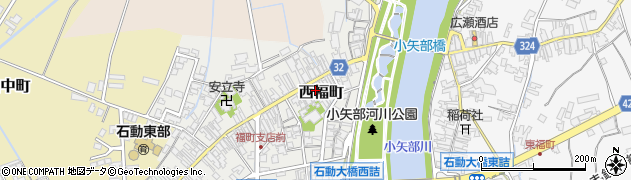 富山県小矢部市西福町9-19周辺の地図