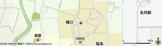 富山県中新川郡立山町横江46周辺の地図