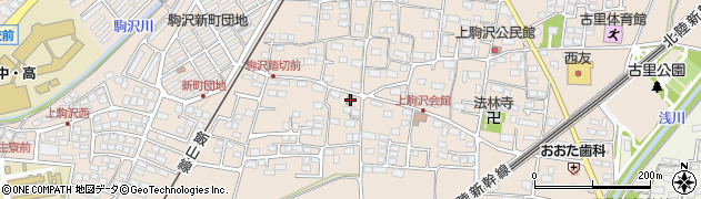 長野県長野市上駒沢361周辺の地図