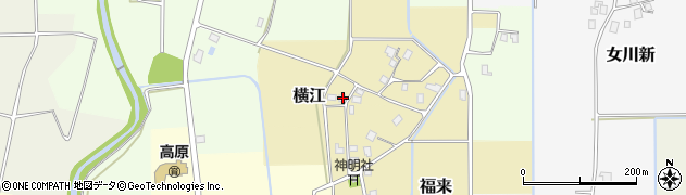 富山県中新川郡立山町横江53周辺の地図