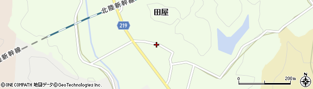 石川県津幡町（河北郡）田屋（ヌ）周辺の地図
