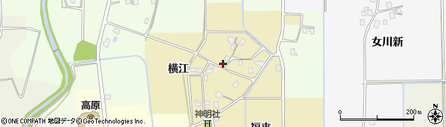 富山県中新川郡立山町横江59周辺の地図