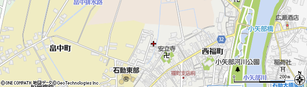 富山県小矢部市西福町11-25周辺の地図