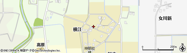富山県中新川郡立山町横江58周辺の地図