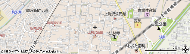 長野県長野市上駒沢29周辺の地図