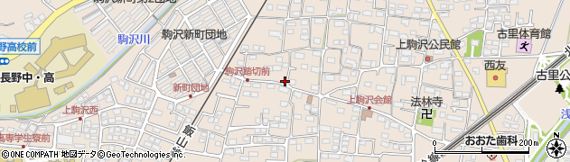 長野県長野市上駒沢250周辺の地図
