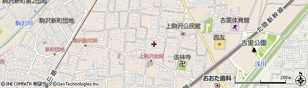 長野県長野市上駒沢47周辺の地図