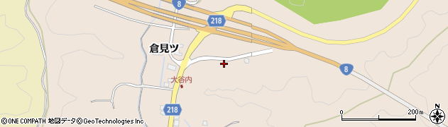 石川県津幡町（河北郡）倉見（子）周辺の地図