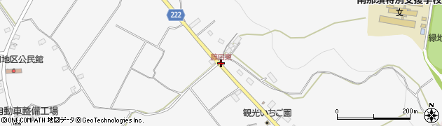 藤田東周辺の地図