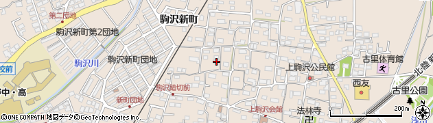 長野県長野市上駒沢232周辺の地図