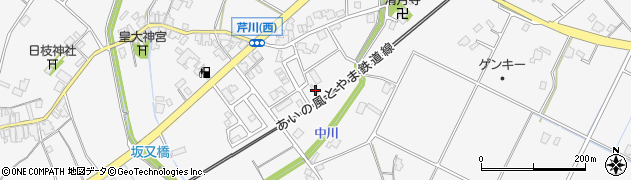 富山県小矢部市芹川3809周辺の地図