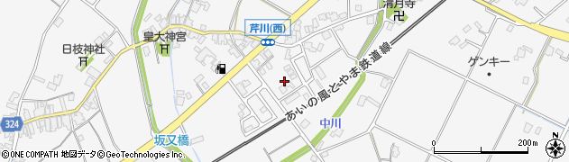 富山県小矢部市芹川3851周辺の地図