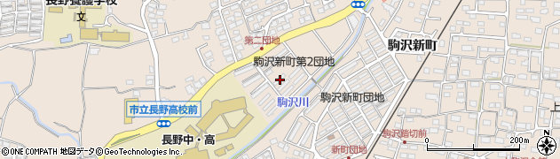 長野県長野市上駒沢1144周辺の地図