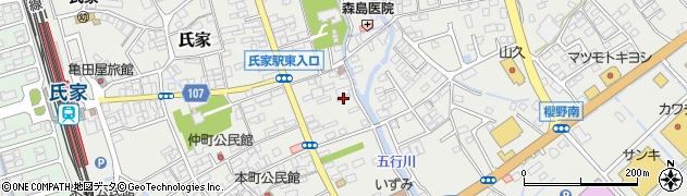 栃木県さくら市氏家2669周辺の地図