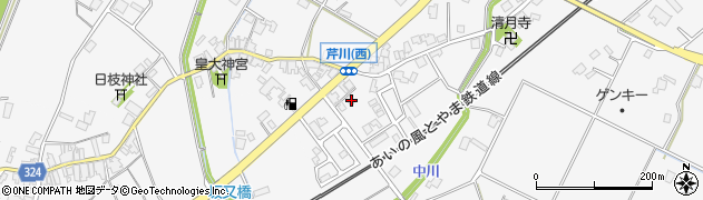 富山県小矢部市芹川3834周辺の地図