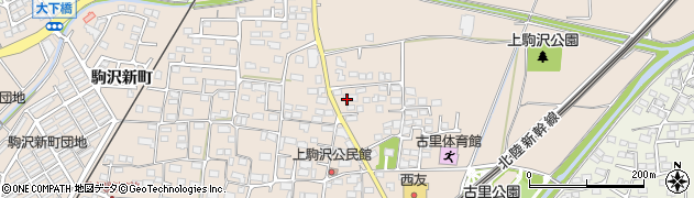 長野県長野市上駒沢1264周辺の地図