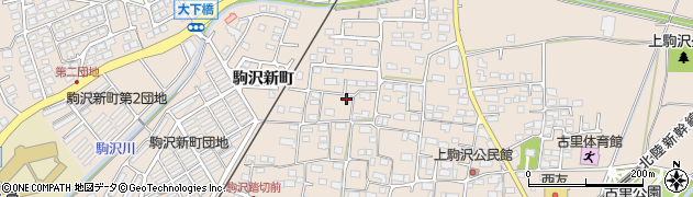 長野県長野市上駒沢180周辺の地図