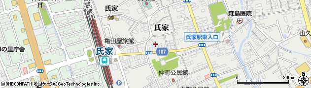 栃木県さくら市氏家2437周辺の地図
