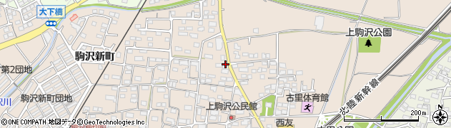 長野県長野市上駒沢1275周辺の地図