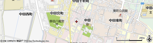 富山県高岡市中田南町周辺の地図