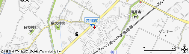 富山県小矢部市芹川3845周辺の地図