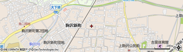 長野県長野市上駒沢163周辺の地図