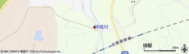 石川県津幡町（河北郡）田屋（ロ）周辺の地図