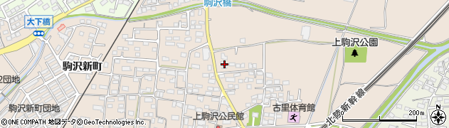 長野県長野市上駒沢1277周辺の地図