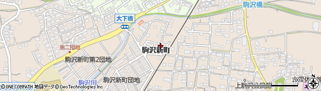 長野県長野市上駒沢153周辺の地図