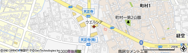 ウエルシア薬局　富山天正寺店周辺の地図