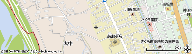 栃木県さくら市草川38-13周辺の地図