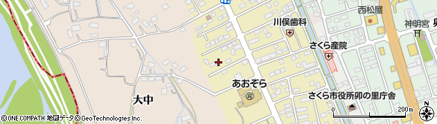 栃木県さくら市草川38-14周辺の地図