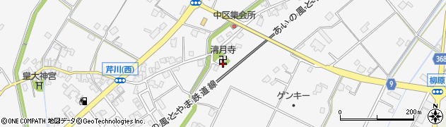 富山県小矢部市芹川1632周辺の地図