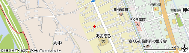 栃木県さくら市草川38-4周辺の地図