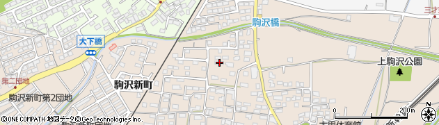 長野県長野市上駒沢100周辺の地図