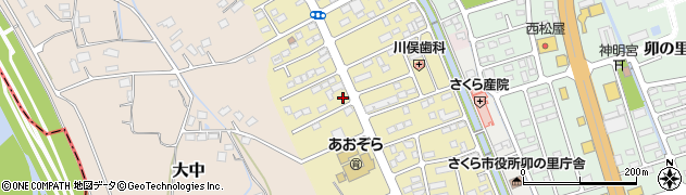 栃木県さくら市草川38-2周辺の地図