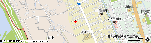 栃木県さくら市草川38-5周辺の地図