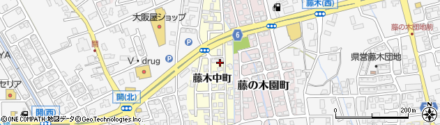 富山県富山市藤木中町周辺の地図
