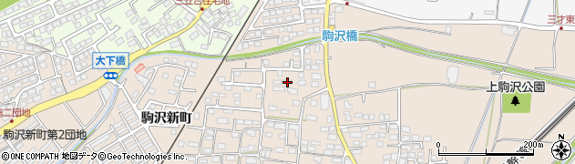 長野県長野市上駒沢98周辺の地図