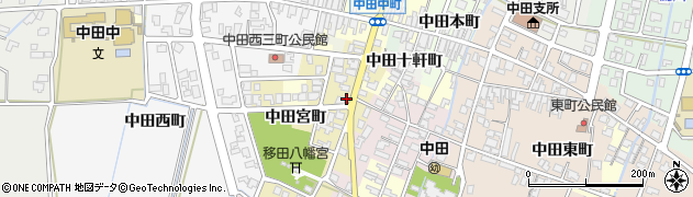 富山県高岡市中田宮町周辺の地図