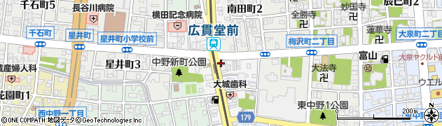 和田朝子　舞踊研究所周辺の地図