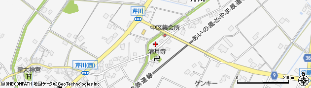 富山県小矢部市芹川1612周辺の地図