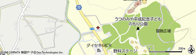 栃木県宇都宮市篠井町507周辺の地図